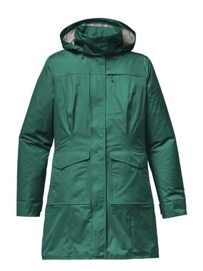 Patagonia W’s Torrentshell City Coat, Teal Green, Size Large
